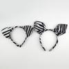 Opaski na głowę ze zwierzętami Paskowane Kreskówkowe Uszy Zebry Obręcz do włosów Urocze Akcesoria do włosów Impreza Rekwizyty do zdjęć