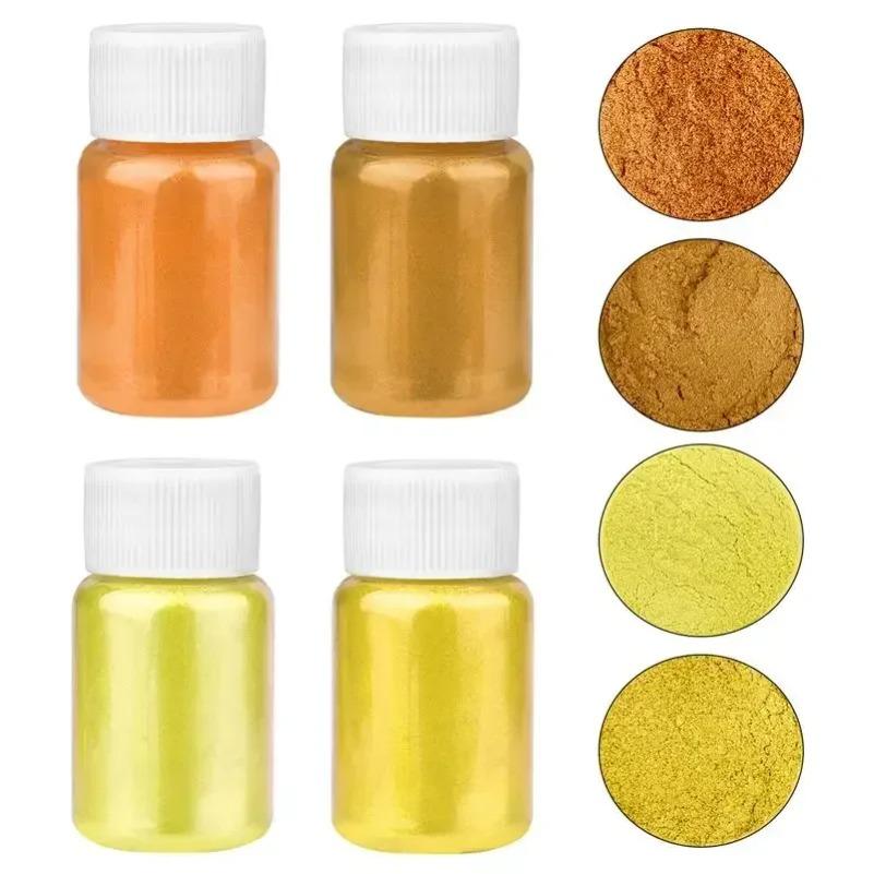 24 Colors 15g Mica Pearl Powder for Epoxy Resin, Soap, Candle, and Jewelry Crafting – Natural Pigment Dye for DIY Projects