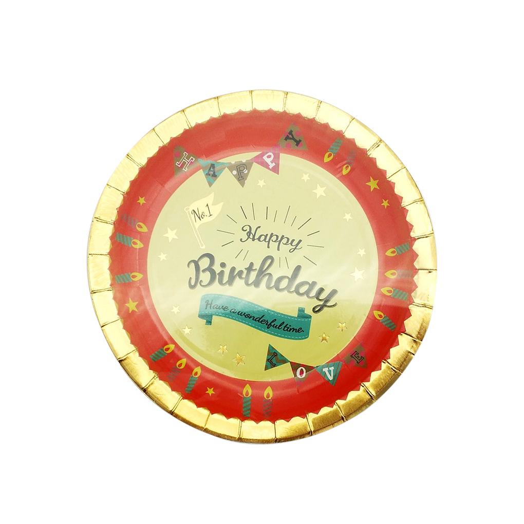 6Pcs Disposable Cakes Paper Tray Round Cake Boards Dessert Plates Cardboard Circle Bases for Birthday Day