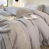 Luxury Embroidered Cotton Bedding Set: Breathable Hotel-Style Duvet Cover & Bed Sheets