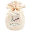 Marimo Craft SNOOPY Süßigkeiten-Serie Kordelzugbeutel, Weiß, B190 x H220 x T90mm (SPCQ-494)
