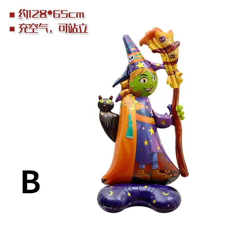 Large Inflatable Ghost Tree Pumpkin Witch Balloons Halloween Spider Bat Mummy Balloon Scary Halloween Party Decoration Kids Toy