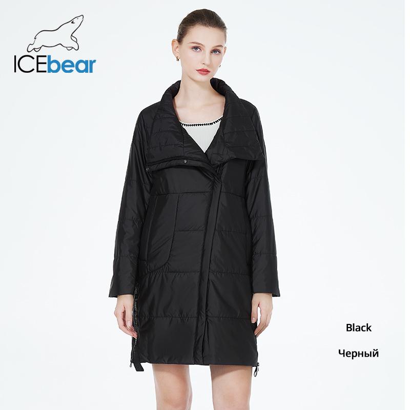 

Осіннє пальто Жіноче повсякденне тепле зручне жіноче тонке бавовняне піджак Модна утеплена парка 50 чорний