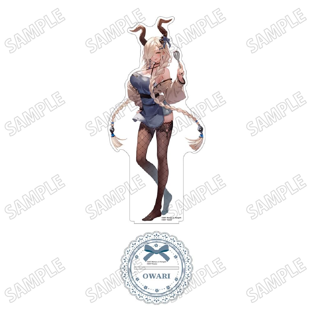 

Medicos Entertainment Azur Lane Original Big Acrylic Stand LL Owari H280 x W190mm Acrylic [Apron ver.] 5 Approx.