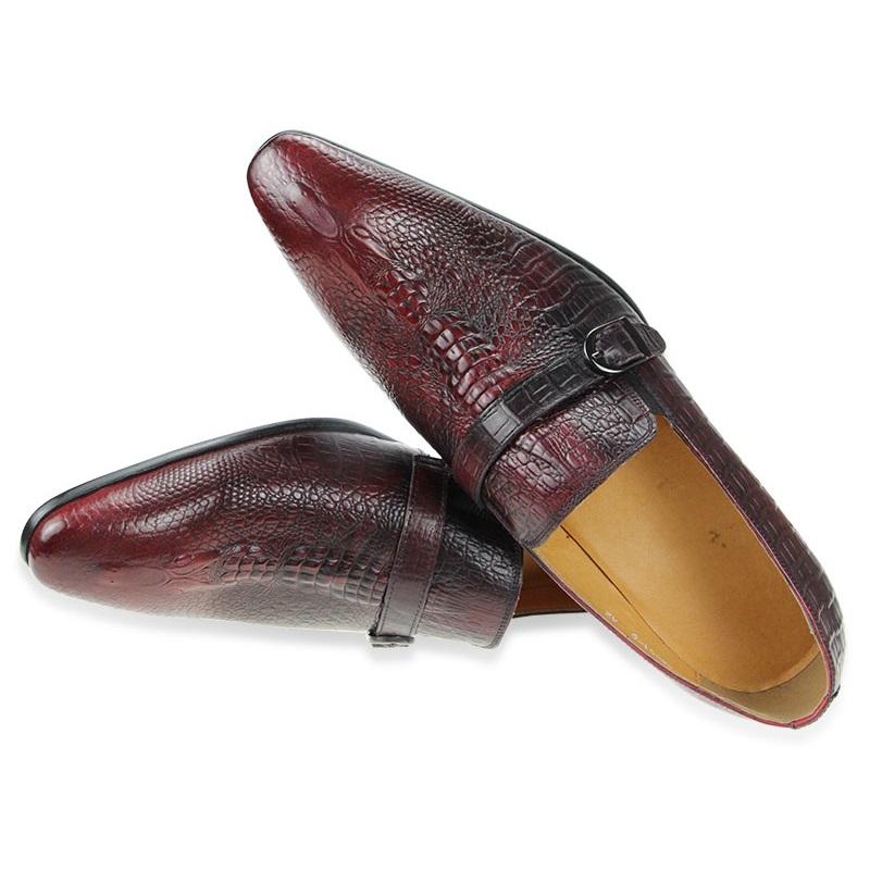 Fashion Business Loafer New Style Men Shoes Comfortable Crocodile Printing Casual Slip On Social Office Man Shoe Sapato Social Masculino
