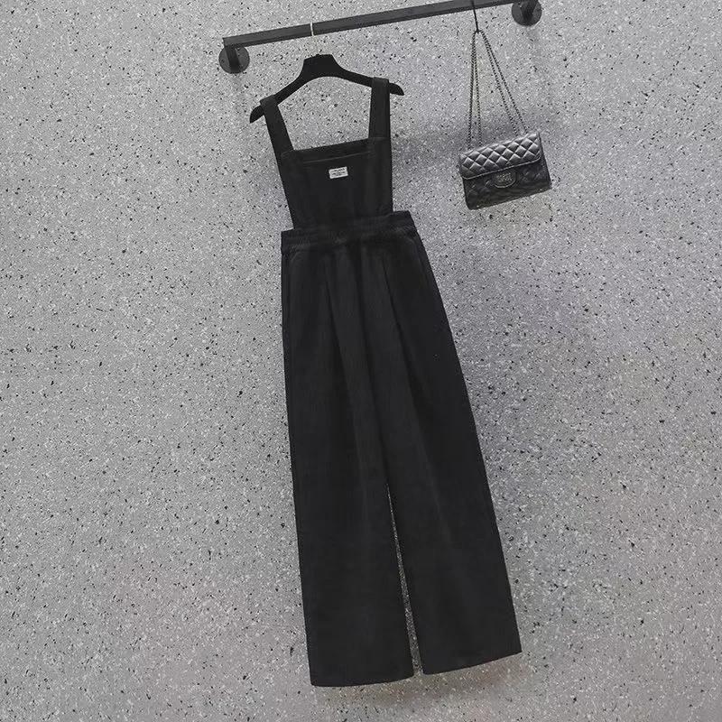 Plus Size 2022 Spring Fashion: Slimming & Figure-Flattering Stylish Two-Piece Overalls for a Youthful Look