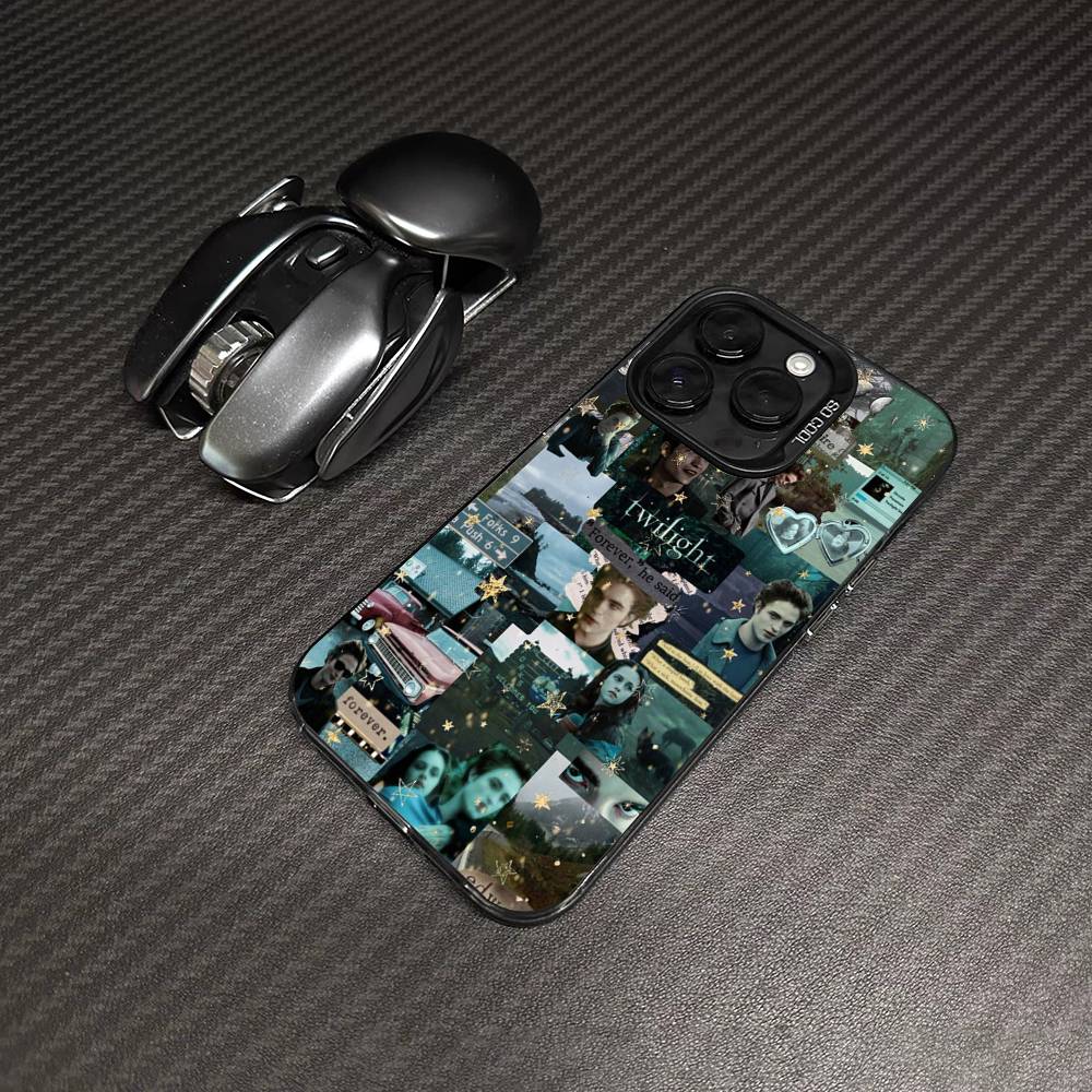 TV Twilight Isabella Edward Cullen Phone Case For IPhone 17 16 15 14 13 12 11 Pro Max Plus Color Silver Cover