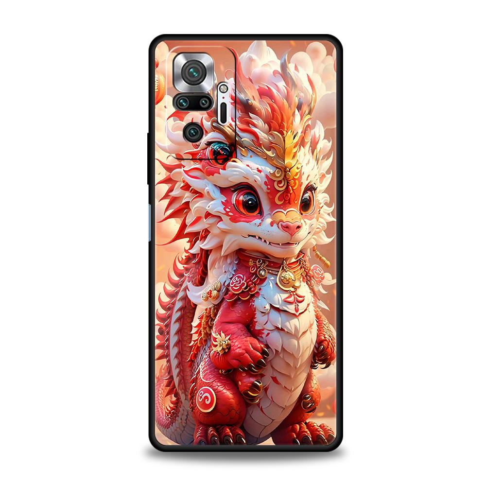 

Cartoon Dragon Phone Case Cover for Redmi 13C 10C Note 13 12 10 11 Pro Plus 7 8T K40 K50 Gaming Pro Plus 5G Soft Shell Capas Bag Redmi Note 13 Pro