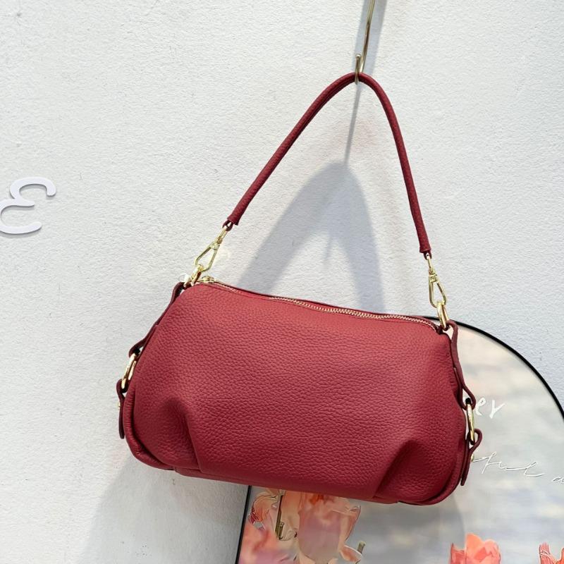 

Женская сумка через плечо Большая вместимость Женская модная сумка-тоут бордовый