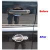 For Nissan Tiida Versa Latio 2005-2011 Car Styling ABS Chrome Door Handle Cover Trim & Door Bowl Cover 2006 2007 2008 2009 2010