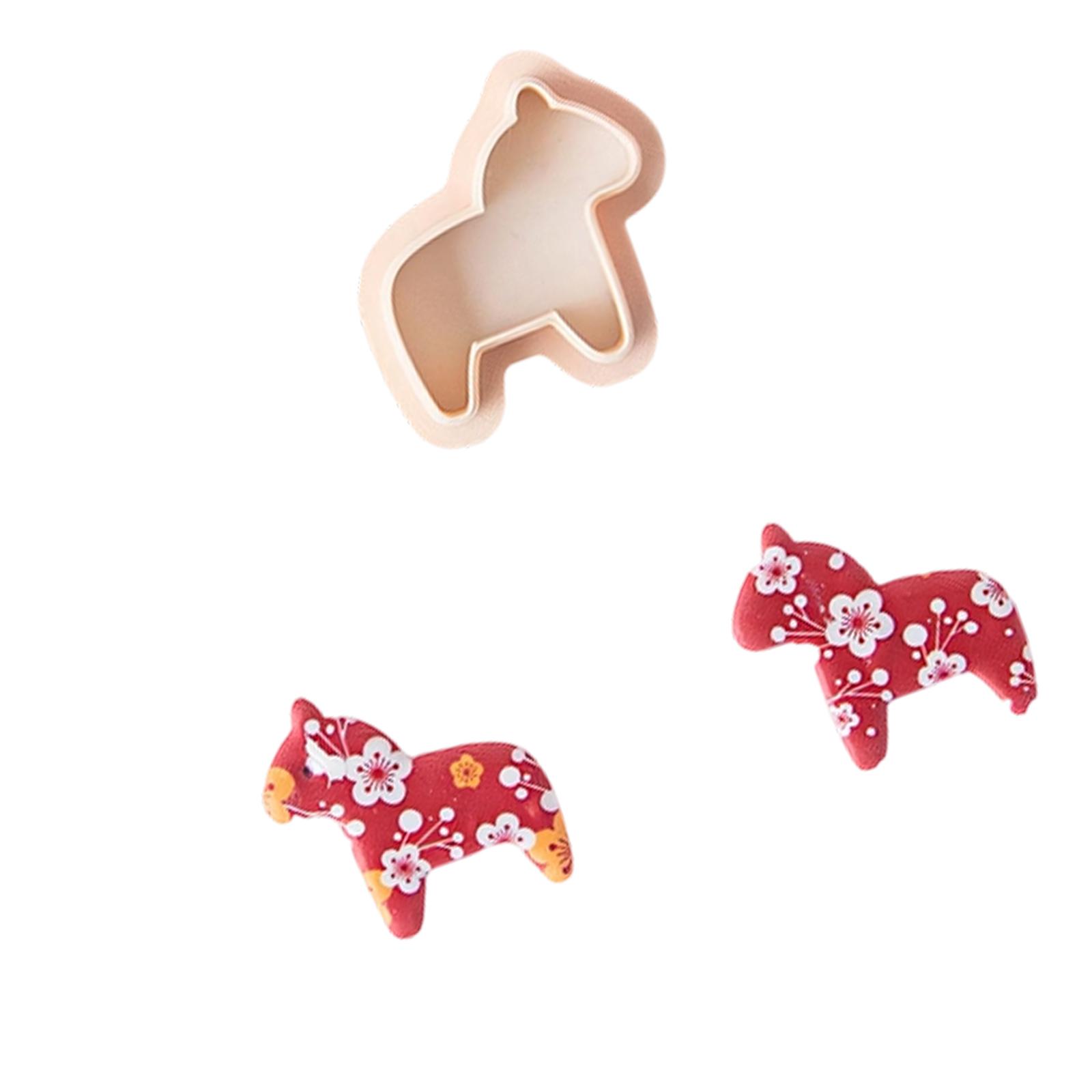 

Flexible Clay Molds New Year Theme Stamp Tool Earring Making Mold for Crafting Intricate Clay and Decorative Items