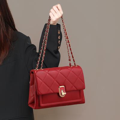 Cross Body Bag Female Foreskin Red Wedding Bridal Bags Hand Bill Shoulder Wedding Bag