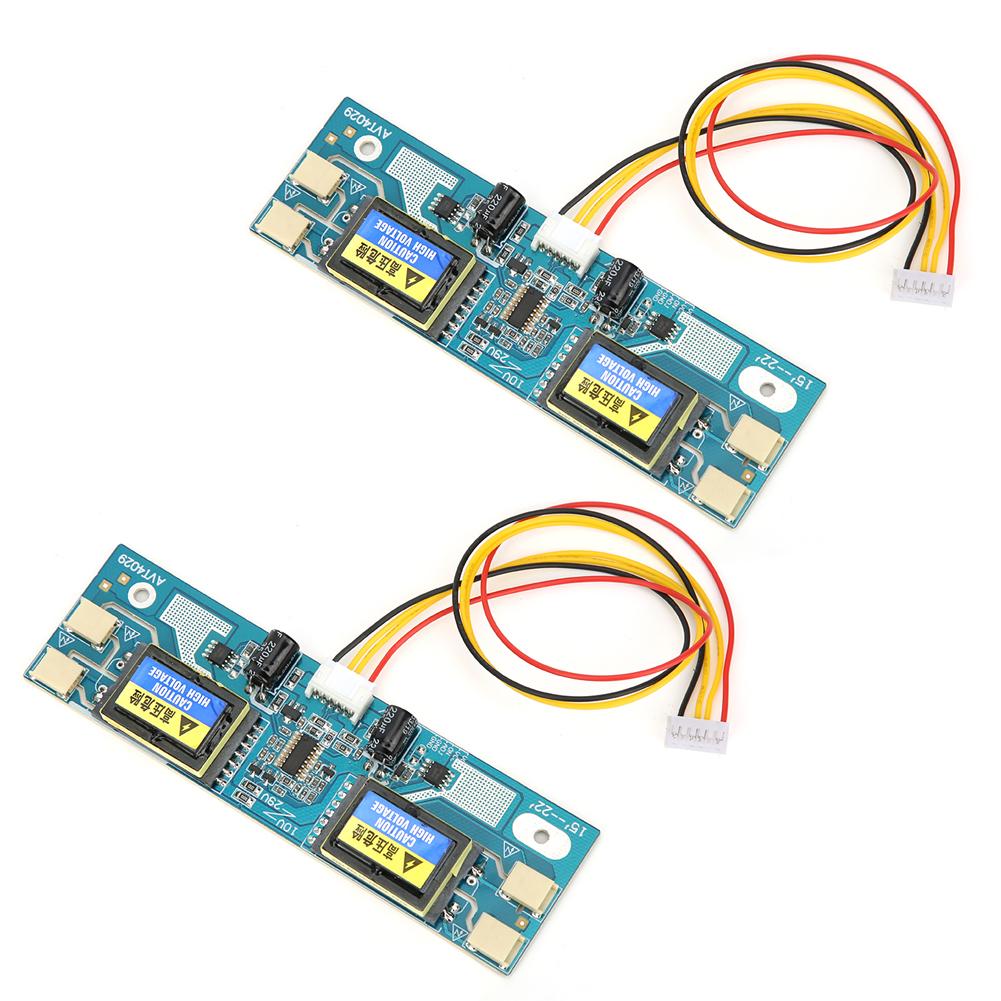 2PCS AVT‑4029 Universal 4 Light Inverter Board Support 15‑22 Inch LCD Display Screen