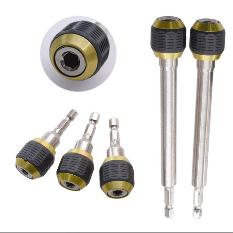 Large Head Pop-up Quick Release Self-locking Hexagonal Handle Extension Rod Electric Drill Driver Conversion Screwdriver Tool