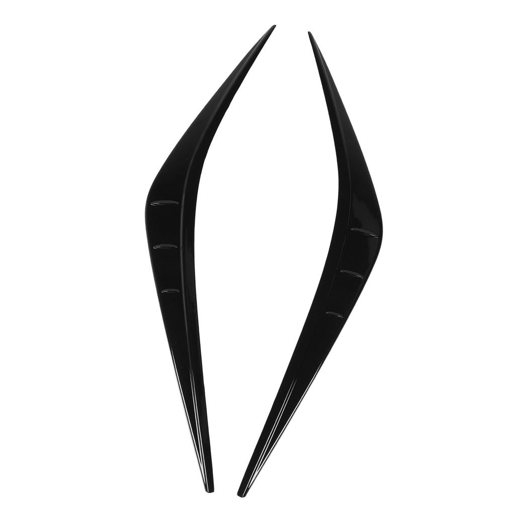 2PCS Headlight Eyebrows Left Right Front Headlamp Eyelid Molding Trim Eyebrow Strip for Yaris Cross XP210 2023 To 2024