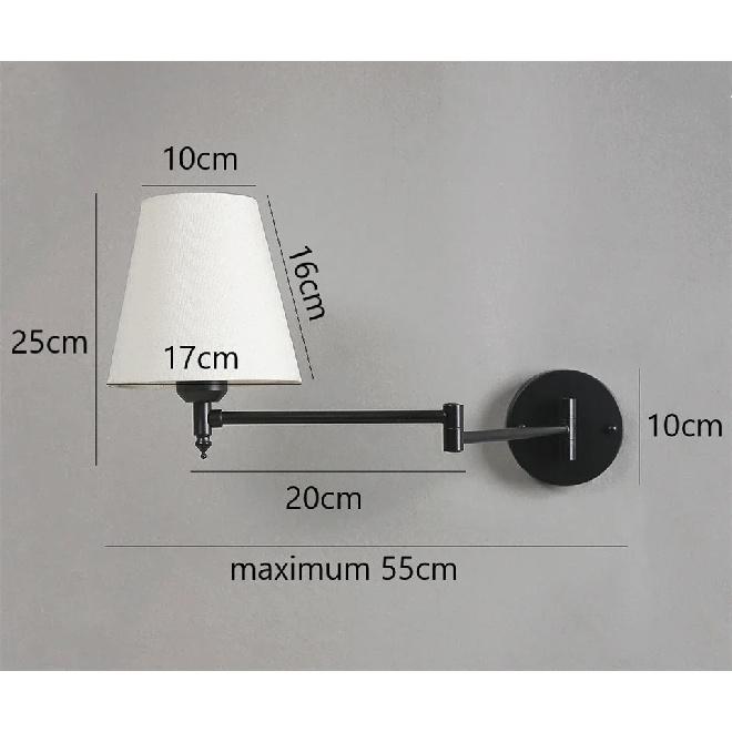 Nordic Adjustable Folding Wall Lamps Rotating Rocker Arm Light Fixtures Modern Minimalist Bedroom Study Bedhead LED Wall Lights
