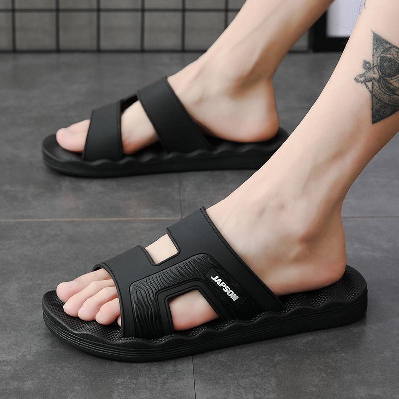 Extra Large Size 49 Slippers Men's Summer Outer Wear Trendy Men's Thick Bottom Non-slip Outdoor Internet Celebrities Step On Shit Cool Slippers Men