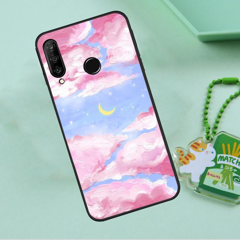 Korean Sunset Scenery For Huawei Nova 8i 11i 12i 12s 9 10 SE Y90 Y60 Y70 Y72 Y61 Y91 P20 P30 P40 Lite P60 Pro Case