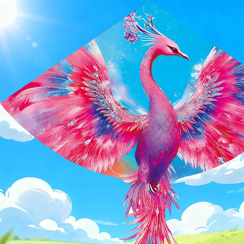 Phönix-Drachen aus Polyester für Kinder zum Fliegen im Freien und als Geschenk