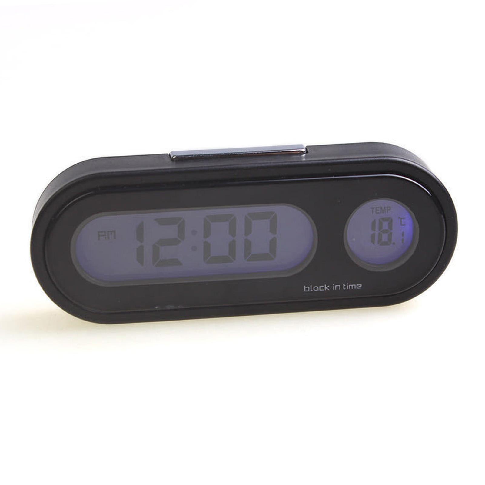 

Автомобильные часы на приборной панели Светящиеся электронные часы с температурным дисплеем для приборной панели автомобиля