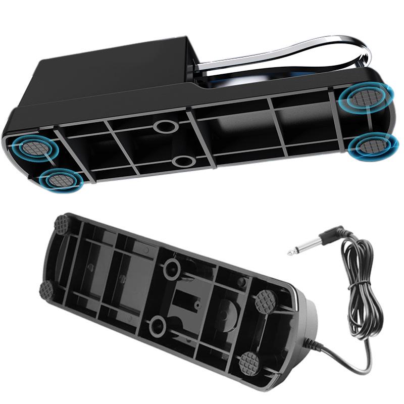 Universal MIDI Digital Piano Sustain Pedal for Electronic Organs and Synthesizers