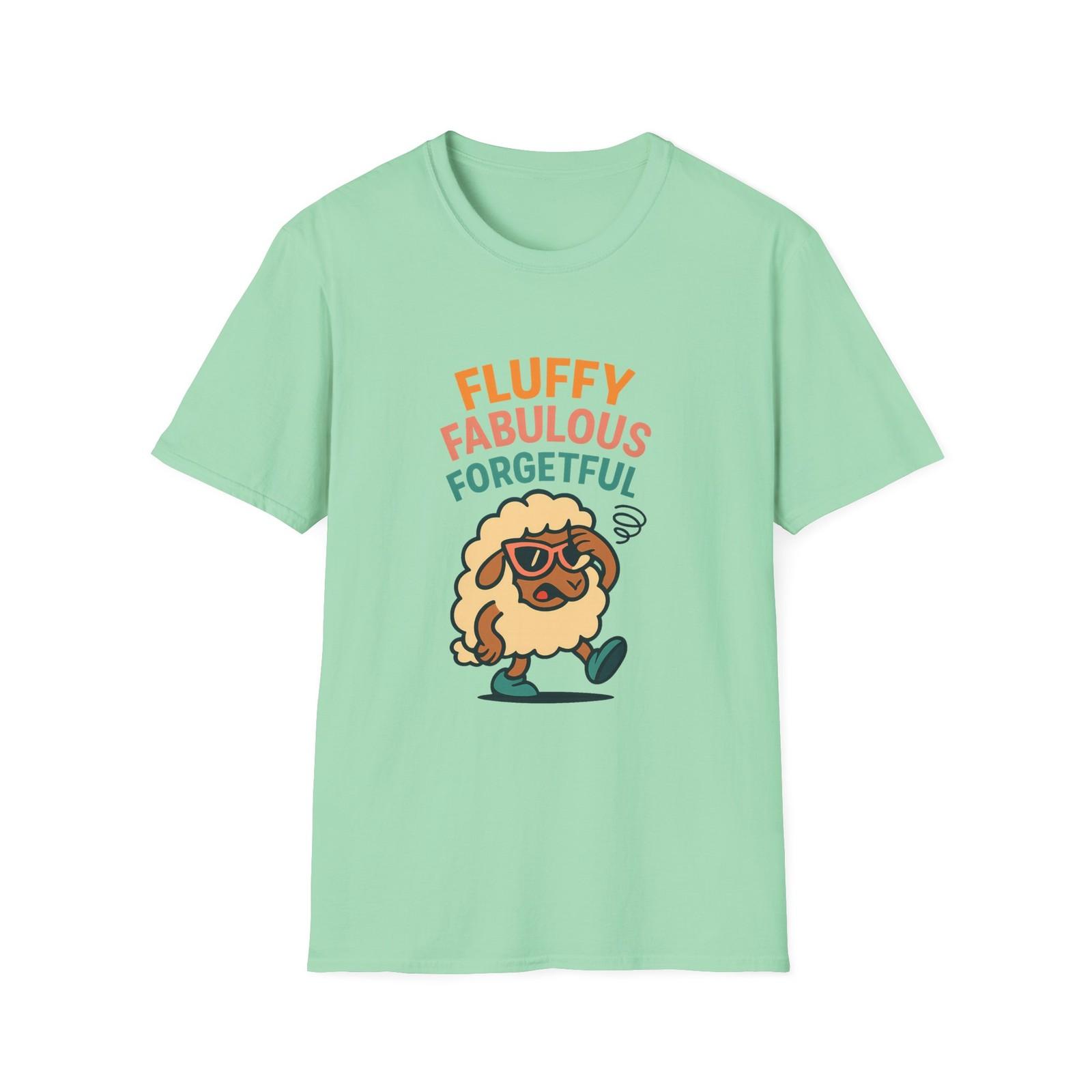 Unisex Softstyle T-Shirt Mens Womens Tees Top Stylish Sheep Cat-Eye Sunglasses Funny Quote Shirt S