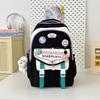 Korean Retro Contrasting Color Junior High School Student College Style Backpack Large Capacity Casual Travel Backpack