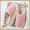 Cotton slippers women's winter new indoor home non-slip thick bottom warm couple cotton mop men wear outside in winter