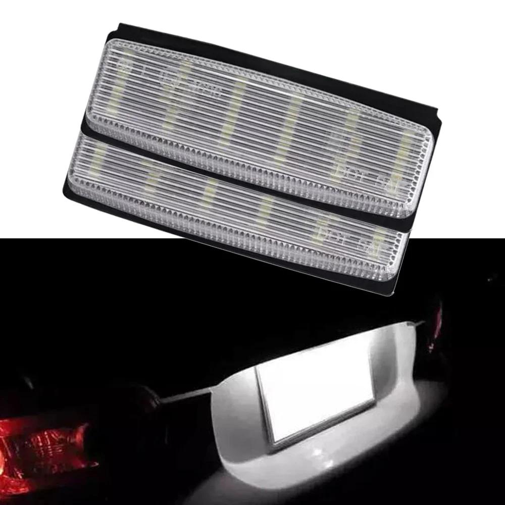 2pcs Clear Lens LED License Plate Lamp Register Number Plate Light For Miata MX-5 2006-2015
