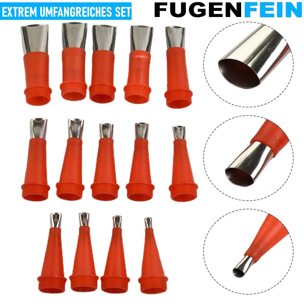 FUGENFEIN patronspisser silikonforseglingsdyser silikonspisser 20 fugemunnstykker