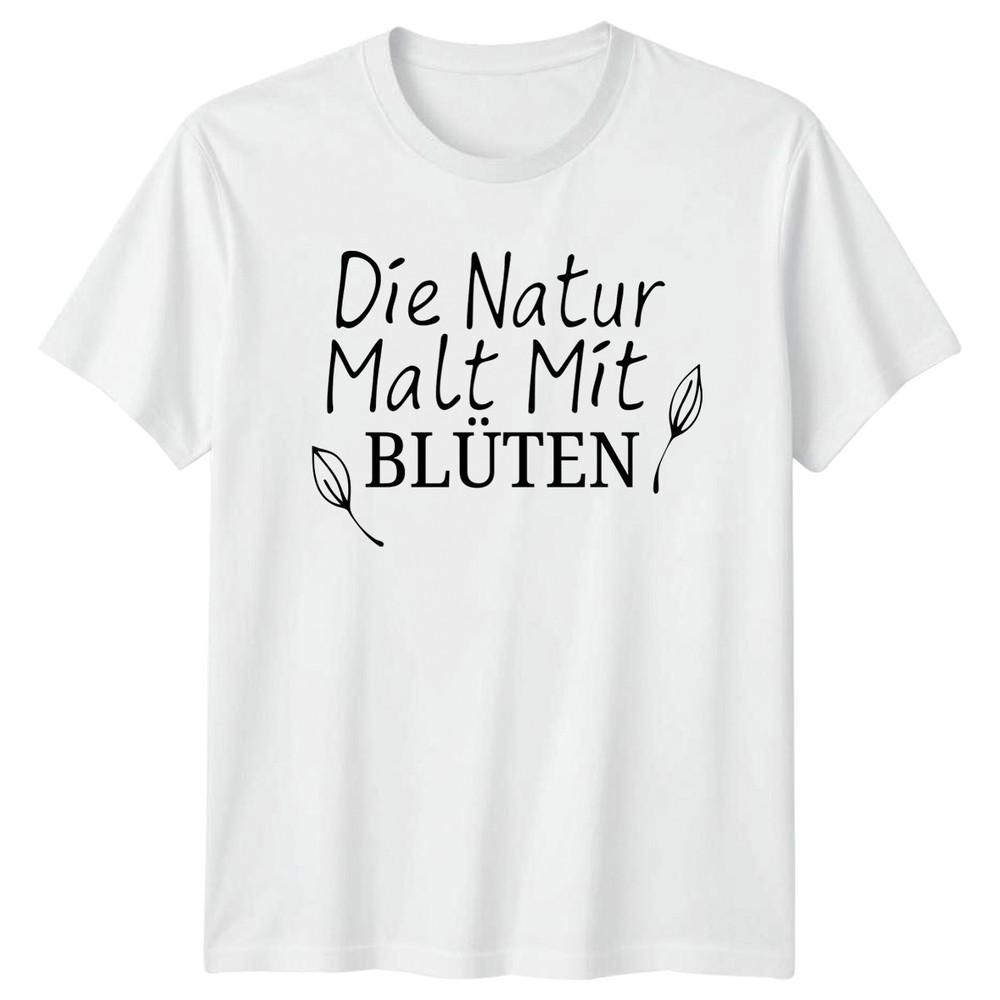 Die Natur Malt Mit Blten Unisexs TShirt Wildflowers Nature Mothers Day S