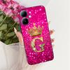 For Infinix Smart 20 4G Case Crown Letters Soft Silicone Phone Cases For Infinix Smart20 X6840 X6840B  Protection Back Cover