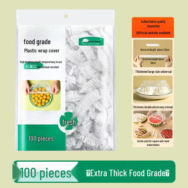 

100-Pack Disposable Large Food-Grade Refrigerator Fresh-Keeping Bags