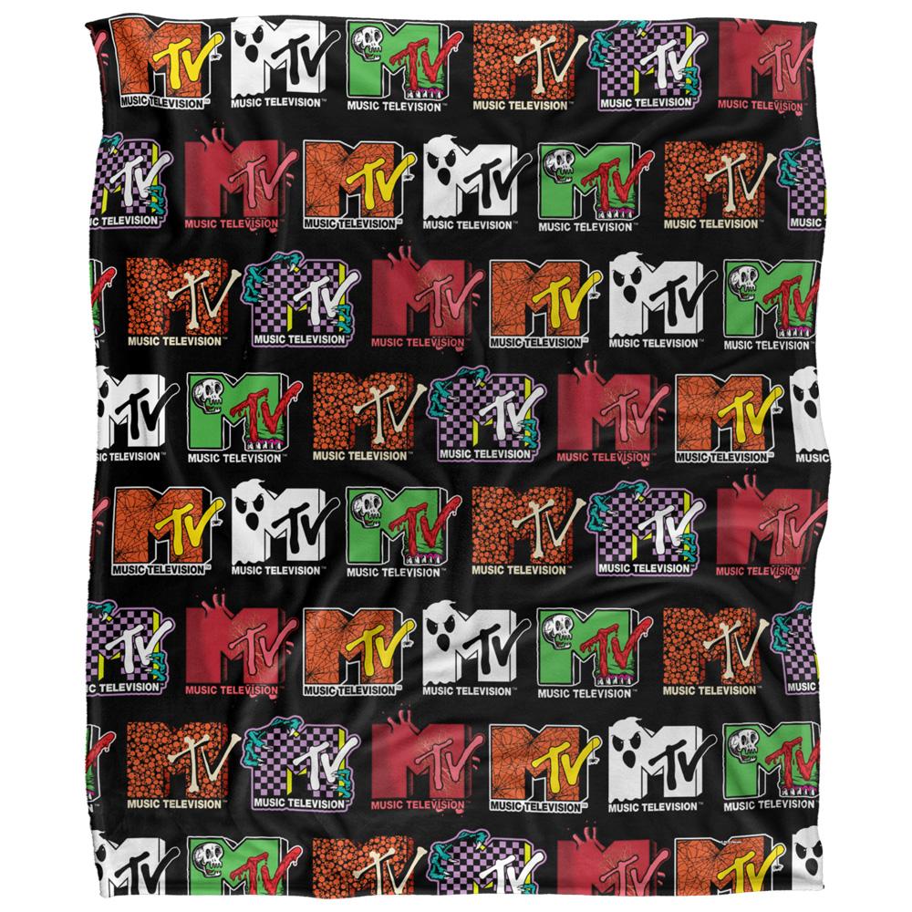 MTV Silky Logo Halloween Supersoft Blanket