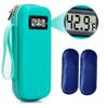 Insulin Cooler Travel Case With Thermometer Waterproof Insulated Storage Bag For Diabetic Medication Outdoor Use