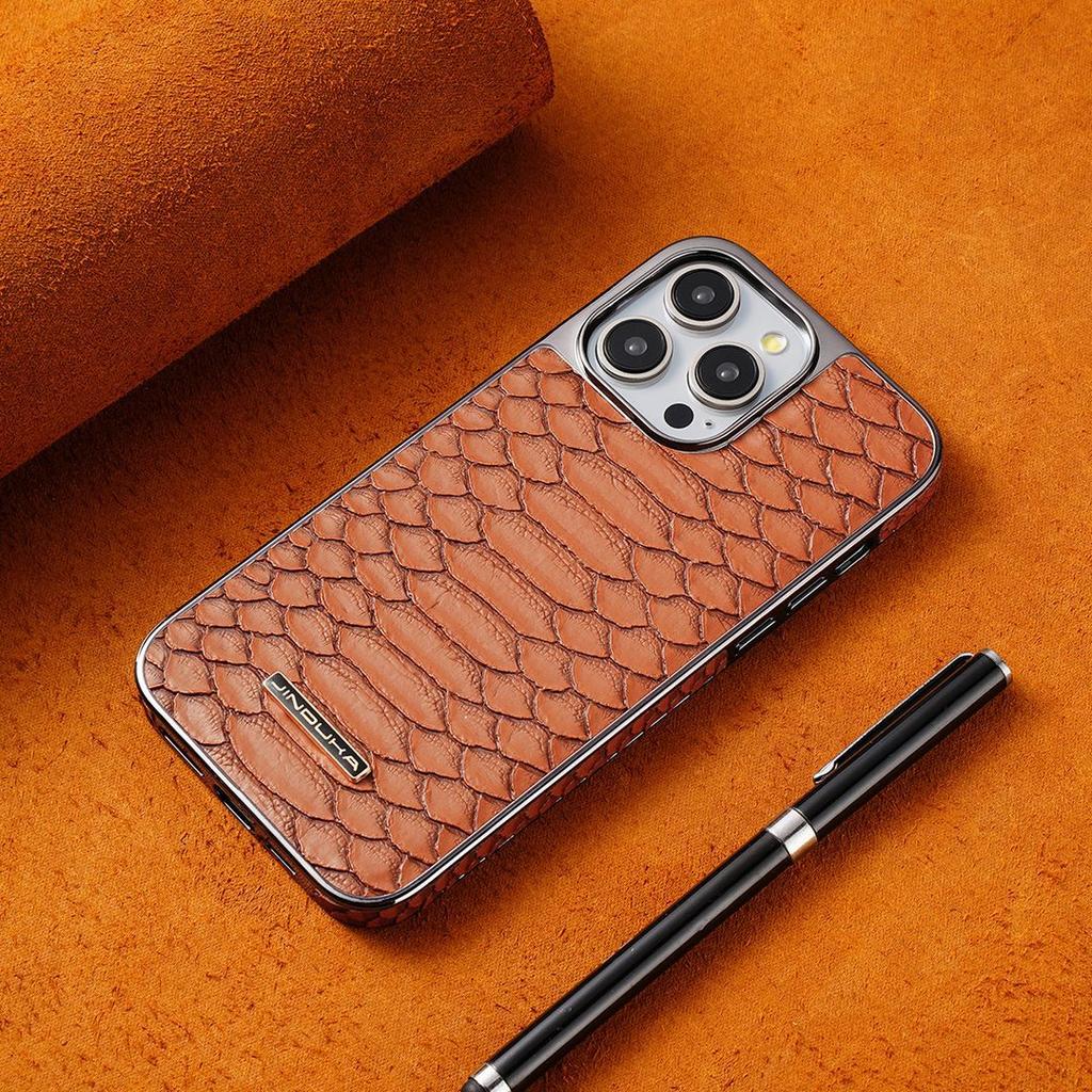 New Apple 16promax mobile phone case for iPhone15 anti-drop all-inclusive 14 luxury 13 Internet celebrity 12 leather case