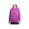 Sportswear Phoenix Fleece Oversized Crewneck Pullover Long Sleeve Sweatshirt Women Sweatshirt Hot-Purple-Red DQ5734-518