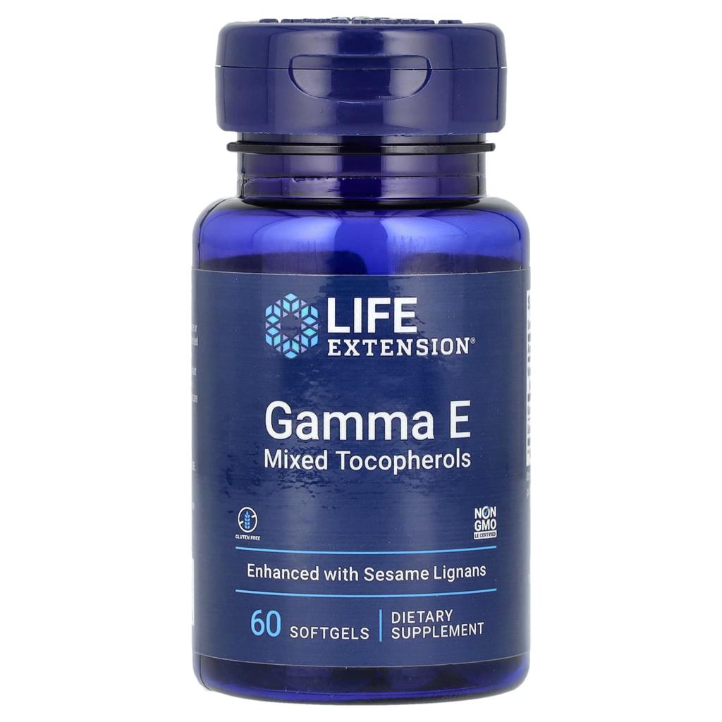 Gamma E Mixed Tocopherols, 60 Softgels