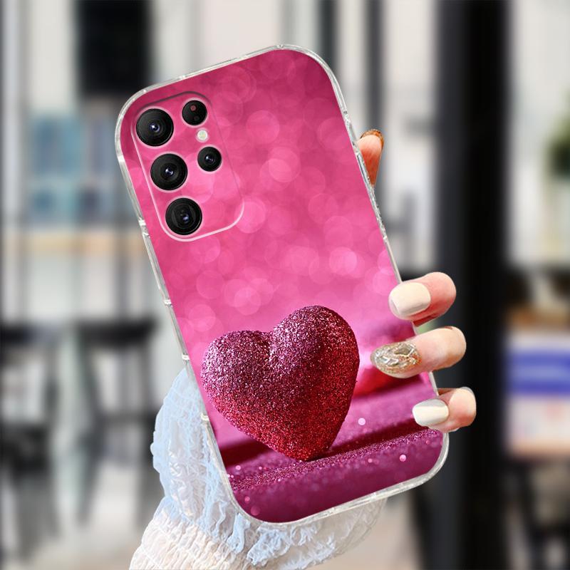 Clear Case For Samsung S25 S24 S23 S22 Ultra 5G Transparent Soft TPU Silicone Phone Cover For Galaxy S22 5G Protective Fundas