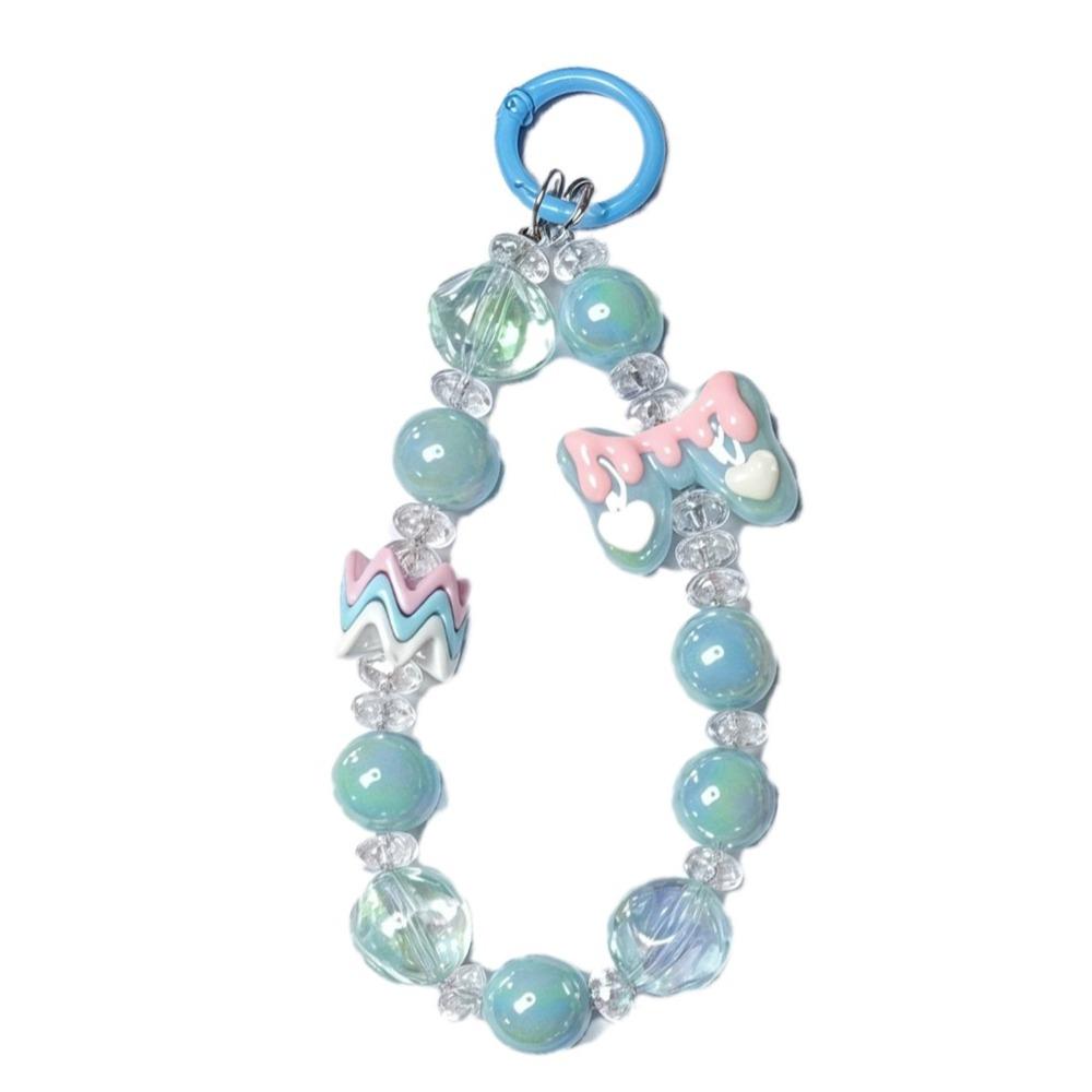 Capyabra Bead Phone Pendant Bow Phone Wrist Strap Kawaii Beaded Phone Chain  Mobile Phone