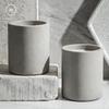 Homlly Apothecary Scented Soy Candles Wood Wick Concrete Holder