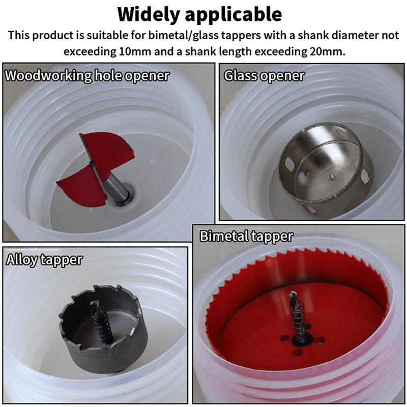 1Pc/1Set Electric Hammer Drill Dust Collector Hole Opener Dust Collector Cover Dustproof Hole Saw Drill Bit Cover Hand Tool Acce