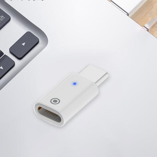 Charger Connector with Play Quick Charging Indicator Plug USB-C Male To Female Charging