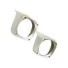 APSMOTIV Headlights Assembly Cowl Head Lamp Lights Brackets Replacement for Massey Ferguson Articulated Brazilian Series and Other Tractors