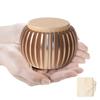 Iwoohome Small Mini Urn for Divided Ashes [A Cute Mini Urn That Can Be Discreetly Placed On the Buddhist Altar] Feel Close To Home with This Compact,