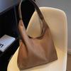 2023 Women's Large Capacity Soft Leather Tote Bag - High-End Shoulder & Underarm Style