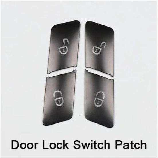 Skirta Mercedes Benz Mygtuko Užklijuojama Plokštelė CLA GLA GLE GLK A B C E Klasė ML GL W176 W246 W242 W204 W205 W212 C117 X166 X204 X156