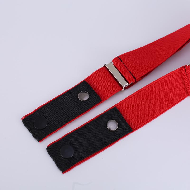 Japanese Invisible Seamless Anti-Allergic Buckle Belt Unisex Rubber Band Elastic Waist Seal