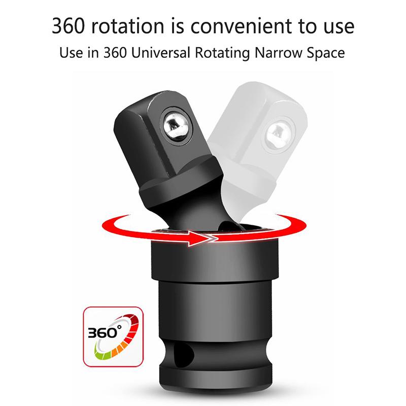 1/2 Air Cannon Pneumatic Universal Head 360 Degree Rotation Large Flying Universal Joint Joint