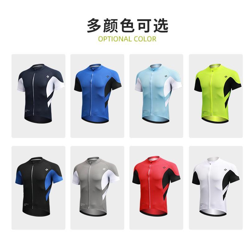 1 Mens Cycling Jersey Short Sleeve Quick Dry Breathable Sport Top Road Bike Mountain Riding